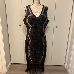 Unique Vintage Flapper Dress